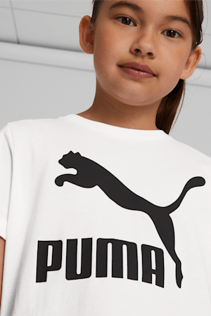 Classics Kids' Tee, Puma White, extralarge