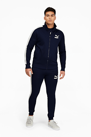 Navy puma tracksuit sale