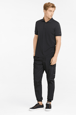Porsche Design Men's Polo Shirt, Jet Black, extralarge