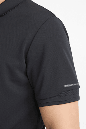 Porsche Design Men's Polo Shirt, Jet Black, extralarge