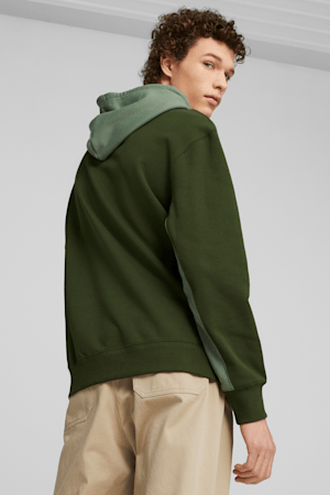 Classics Block Men's Hoodie, Myrtle-Eucalyptus, extralarge