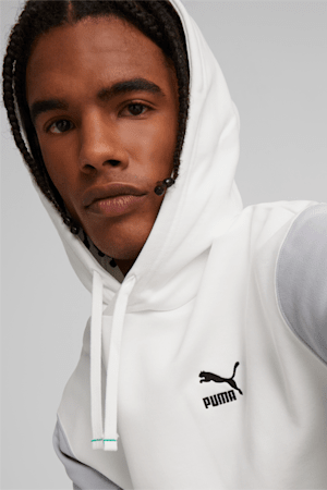 Kangourou Classics Block Homme, PUMA White-Platinum Gray, extralarge