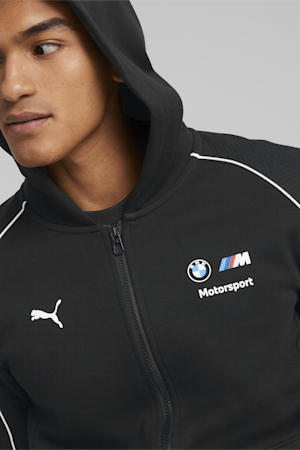 BMW M Motorsport Hooded Sweat Jacket Men, PUMA Black, extralarge-GBR