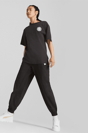 Downtown Women's Sweatpants, PUMA Black, extralarge