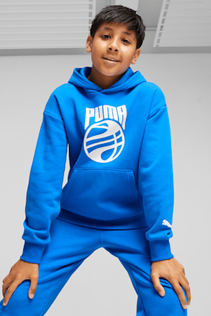 Posterize Big Kids' Boys' Basketball Hoodie, Racing Blue, extralarge