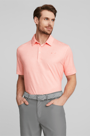 Cloudspun Primary Golf Polo Shirt Men, Flamingo Pink, extralarge-GBR