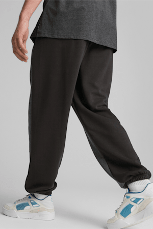 PUMA x FINAL FANTASY XIV Men's Sweatpants, Flat Dark Gray-Puma Black, extralarge