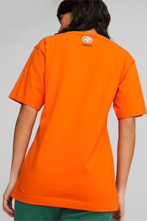 PUMA x LIBERTY Women's Graphic Tee, Cayenne Pepper, extralarge