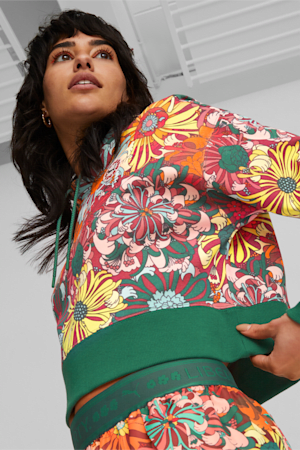 PUMA x LIBERTY Printed Women's Hoodie, Vine-AOP, extralarge