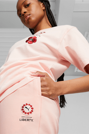 PUMA x LIBERTY Women's Flared Pants, Rose Dust, extralarge
