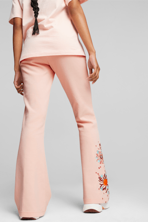 PUMA x LIBERTY Women's Flared Pants, Rose Dust, extralarge