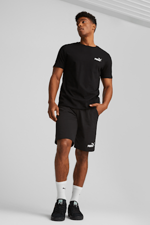 Mens puma jersey shorts sales
