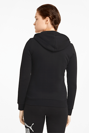 Essentials Full-Zip Hoodie Women, Puma Black, extralarge-GBR