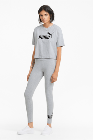 Essentials Logo Women's Leggings, Light Gray Heather, extralarge-GBR