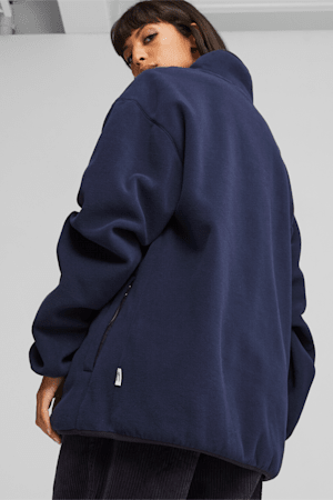 MMQ Polar Fleece Sweatshirt, New Navy, extralarge-GBR