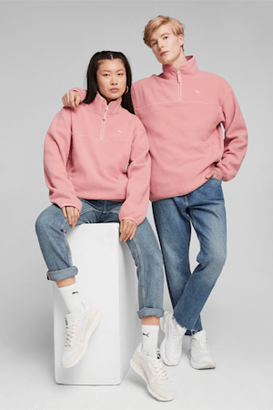 MMQ Polar Fleece Sweatshirt, Future Pink, extralarge-GBR