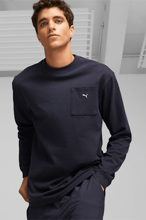 MMQ Service Line Long-Sleeve Tee, New Navy, extralarge-GBR