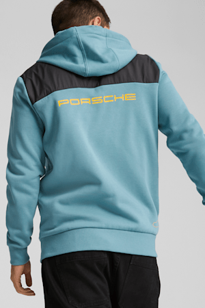 Porsche Legacy Men's Hooded Sweat Jacket, Bold Blue, extralarge