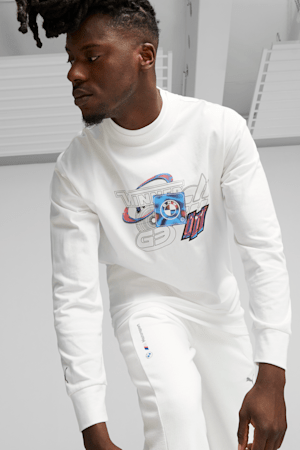 T-shirt à manches longues BMW M Motorsport Statement, PUMA White, extralarge