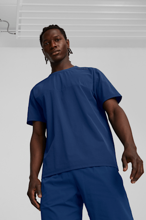 Porsche Design Men's Active Tee, Persian Blue, extralarge
