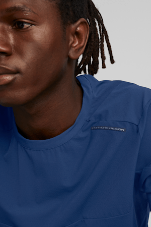 Porsche Design Men's Active Tee, Persian Blue, extralarge