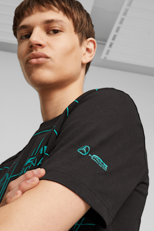 T-shirt de sports motorisés Mercedes-AMG PETRONAS Statement Home, PUMA Black, extralarge