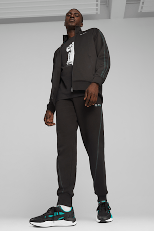 Mercedes-AMG PETRONAS Men's MT7 Motorsport Track Jacket, PUMA Black, extralarge