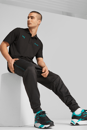 Mercedes-AMG PETRONAS Men's MT7 Regular Motorsport Track Pants, PUMA Black, extralarge-GBR
