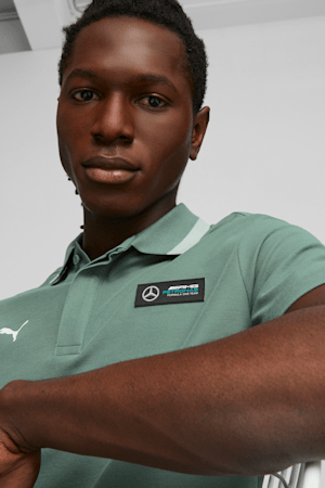 Mercedes-AMG PETRONAS Men's Motorsport Polo, Eucalyptus, extralarge