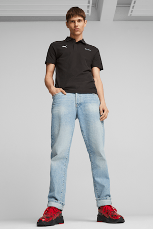 Mercedes-AMG PETRONAS Men's Motorsport Polo, PUMA Black, extralarge