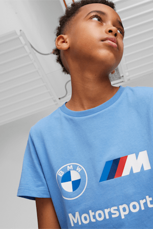 BMW M Motorsport Essentials Logo Tee, Blue Skies, extralarge-GBR