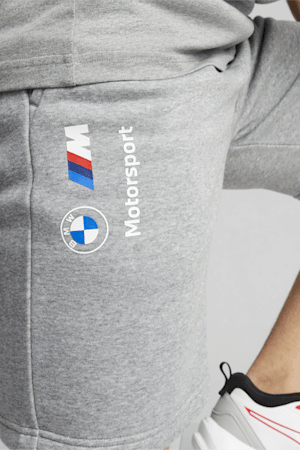 BMW M Motorsport ESS Fleece Shorts, Medium Gray Heather, extralarge-GBR