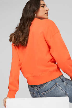 CLASSICS Women's Oversized Sweatshirt, Hot Heat, extralarge