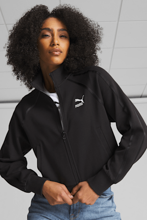 T7 Women's Track Jacket, PUMA Black, extralarge