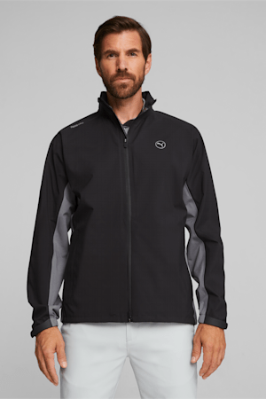 DRYLBL Men's Golf Rain Jacket, PUMA Black-Slate Sky, extralarge-GBR
