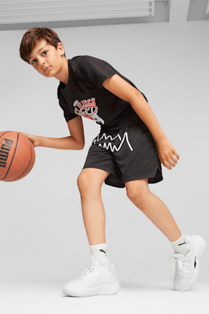 Short de basketball Jaws Jeune., PUMA Black, extralarge