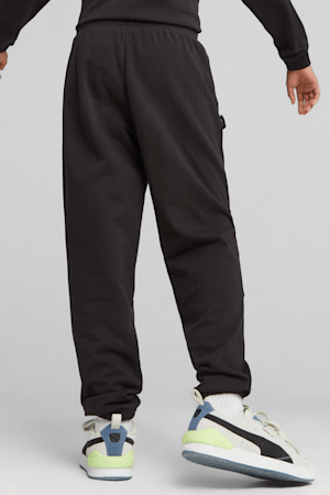 Downtown Big Kids' Sweatpants, PUMA Black, extralarge