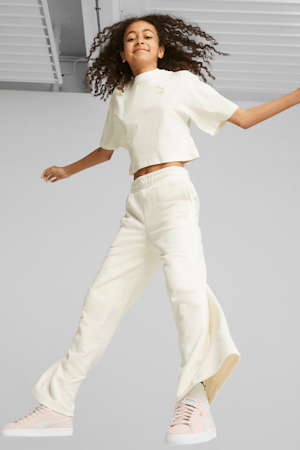 Classics Big Kids' Cropped Tee, no color, extralarge