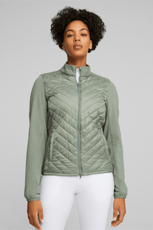 Frost Women's Golf Quilted Jacket, Eucalyptus, extralarge-GBR