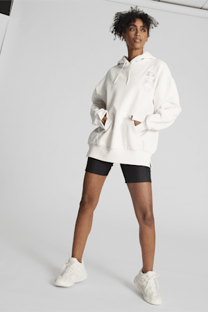 Chandail à capuchon de basketball Skylar Hoops Culture Femmes, Frosted Ivory, extralarge