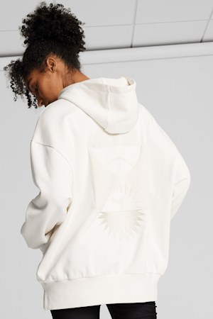 Chandail à capuchon de basketball Skylar Hoops Culture Femmes, Frosted Ivory, extralarge