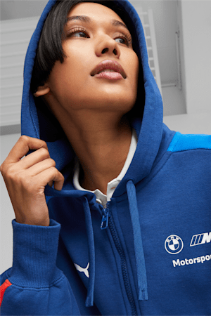BMW M Motorsport MT7 Women's Cropped Sweatshirt, Pro Blue-M Color, extralarge