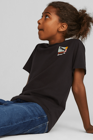 Classics Brand Love Boys' Tee, PUMA Black, extralarge