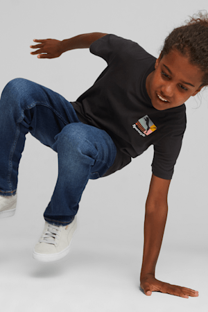 Classics Brand Love Boys' Tee, PUMA Black, extralarge