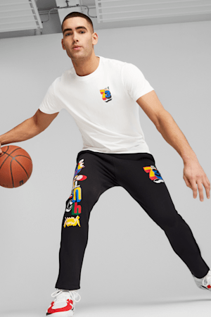 Pantalon de survêtement de basketball Trash Talk Homme, PUMA Black, extralarge