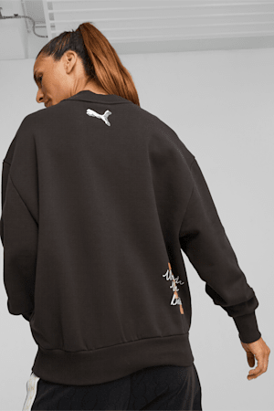 Gold Standard Women's Basketball Sweatshirt, PUMA Black, extralarge-GBR