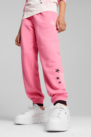 Pantalon en molleton PUMA x SPONGEBOB SQUAREPANTS Jeunes, Strawberry Burst, extralarge