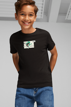 Classics SUPER PUMA Boys' Tee, PUMA Black, extralarge