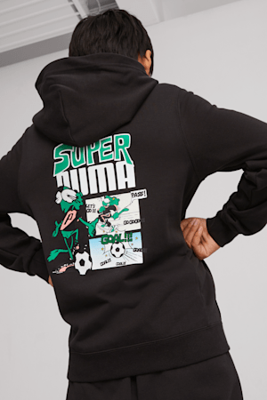 Classics SUPER PUMA Big Kids' Hoodie, PUMA Black, extralarge