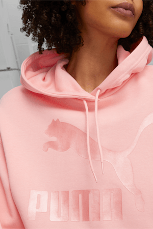 Classics Women's Logo Hoodie, Peach Smoothie-Pearl, extralarge